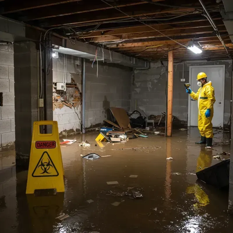 Flooded Basement Electrical Hazard in Buffalo, NY Property